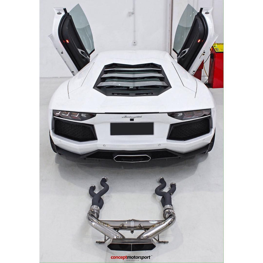 Lamborghini Aventador LP700-4 Catalyst Delete Pipes (2011 on)